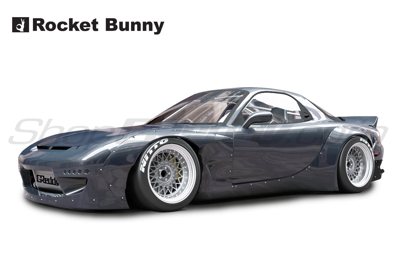 Rocket Bunny Aero (V1) - Mazda RX7 (FD3S)
