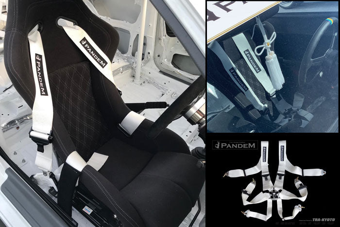 Pandem Seat Belt Harness - White